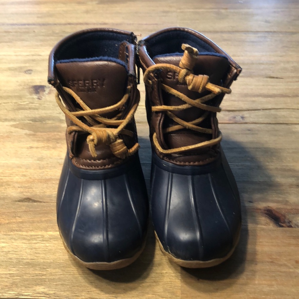 Sperry zipper duck boots
